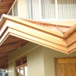 Copper detail to give a molded look on a residential home.